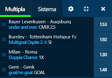 scommesse pronte di oggi 2020-10-26