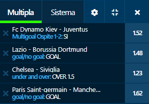 scommesse pronte Champions League 2020-10-21