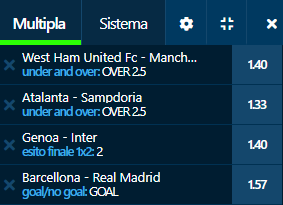 scommesse pronte di oggi 2020-10-24