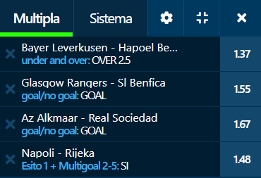 scommesse pronte Europa League 2020-11-26