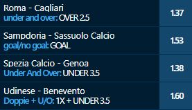 scommesse pronte Serie a 2020-12-23