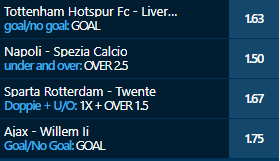 scommesse pronte di oggi 2021-01-28
