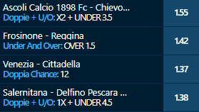 scommesse pronte Serie b 2021-01-23