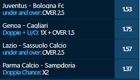 scommesse pronte Serie a 2021-01-24