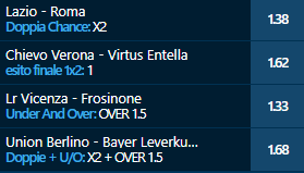 scommesse pronte di oggi 2021-01-15