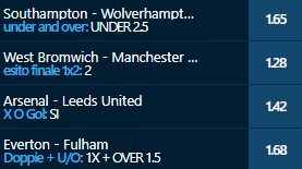 scommesse pronte Premier League 2021-02-14