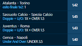 scommesse pronte Serie a 2021-02-06