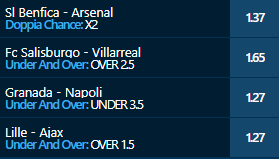 scommesse pronte Europa League 2021-02-18