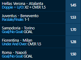 scommesse pronte Serie a 2021-03-21