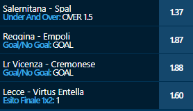 scommesse pronte Serie b 2021-03-02