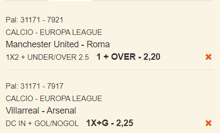 schedina europa league 29-04-21