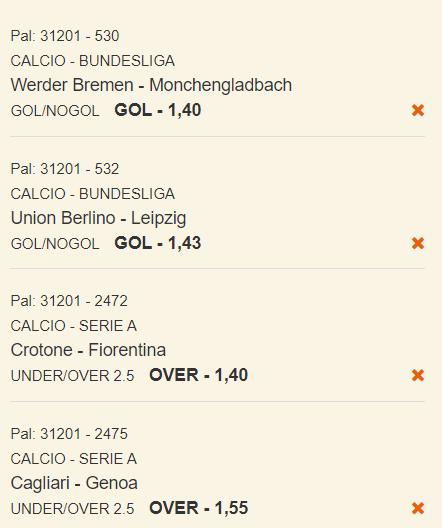 scommesse pronte di oggi 2021-05-22