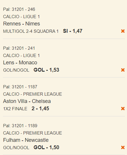 scommesse pronte di oggi 2021-05-23