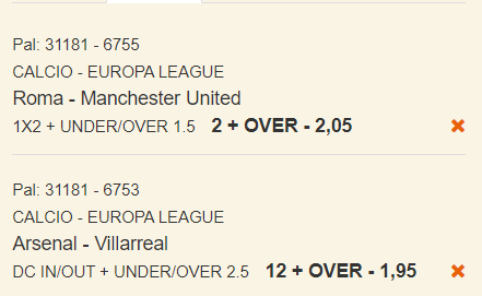 scommesse pronte Europa League 2021-05-06