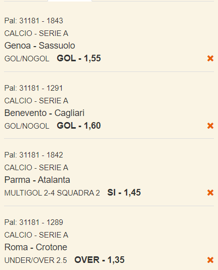 scommesse pronte Serie a 2021-05-09