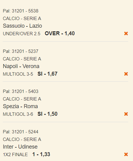scommesse pronte Serie a 2021-05-23