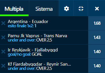 scommesse pronte di oggi 2021-07-04