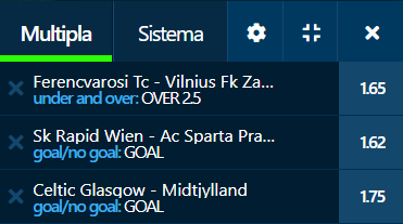 scommesse pronte di oggi 2021-07-20