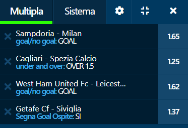scommesse pronte di oggi 2021-08-23