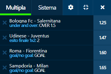 scommesse pronte Serie a 2021-08-22