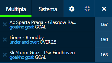 scommesse pronte Europa League 2021-09-30