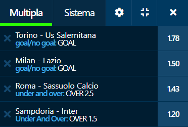 scommesse pronte Serie a 2021-09-11