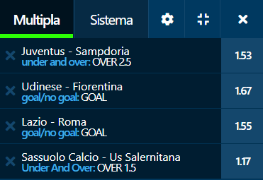 scommesse pronte Serie a 2021-09-25