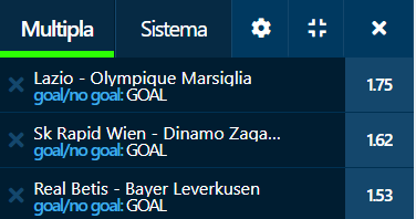 scommesse pronte Europa League 2021-10-21