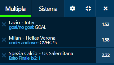 schedina serie a 16-10-21