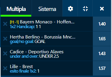 scommesse pronte di oggi 2021-10-23