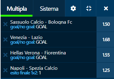 scommesse pronte Serie a 2021-12-22