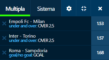 scommesse pronte Serie a 2021-12-22