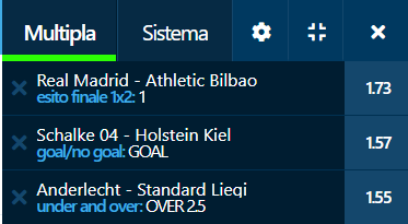 scommesse pronte di oggi 2022-01-16