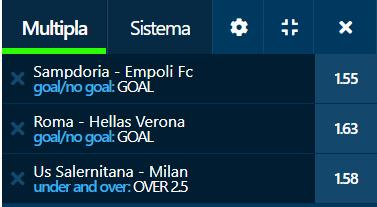 scommesse pronte Serie a 2022-02-20