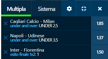 scommesse pronte Serie a 2022-03-19