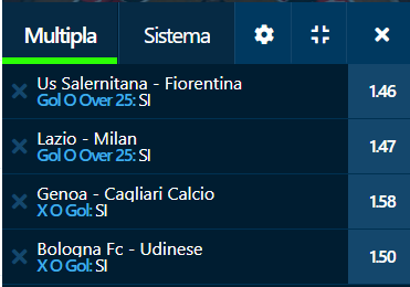 scommesse pronte Serie a 2022-04-23