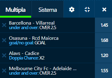 scommesse pronte di oggi 2022-05-22