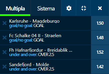 scommesse pronte di oggi 2022-07-24