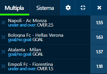 scommesse pronte Serie a 2022-08-20