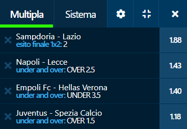 scommesse pronte Serie a 2022-08-30