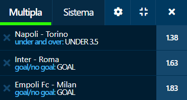 scommesse pronte Serie a 2022-10-01