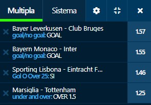 scommesse pronte Champions League 2022-11-01