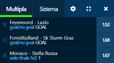 scommesse pronte Europa League 2022-11-03