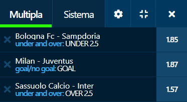 scommesse pronte Serie a 2022-10-08