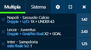 scommesse pronte Serie a 2022-10-30