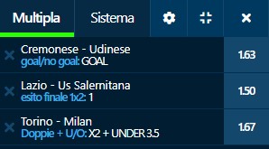 scommesse pronte Serie a 2022-10-30
