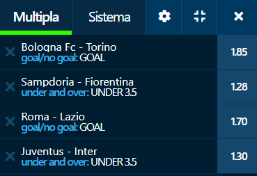 scommesse pronte Serie a 2022-11-05