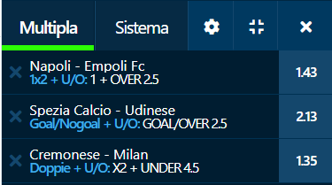 scommesse pronte Serie a 2022-11-09