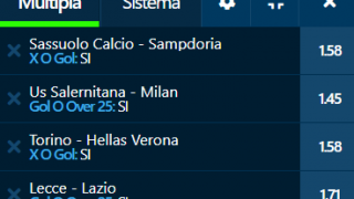 Scommesse vincenti 04-01-23