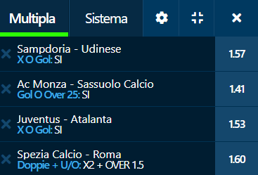 scommesse pronte Serie a 2023-01-21